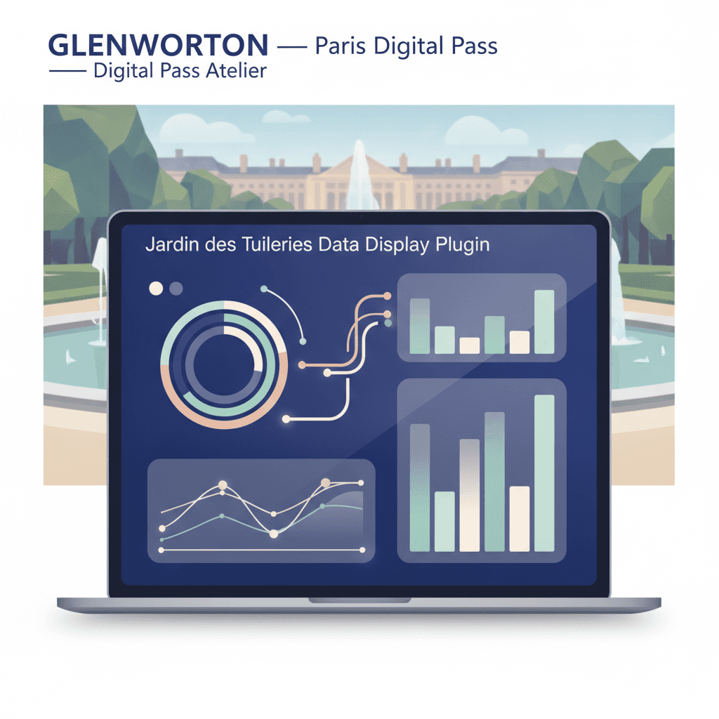 Jardin des Tuileries Data Display Plugin