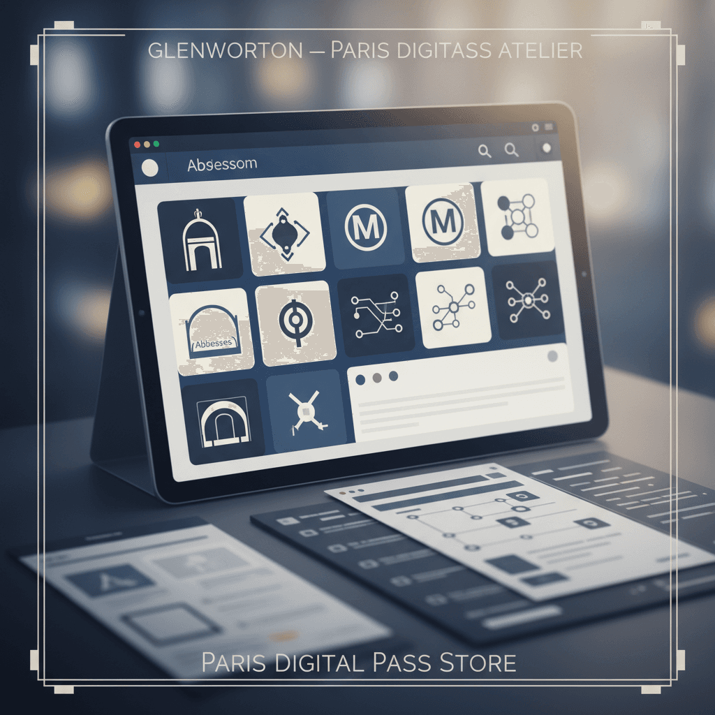 Parisien Metro SVG Icon Set